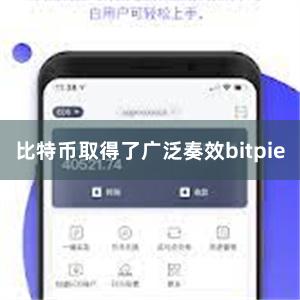 比特币取得了广泛奏效bitpie